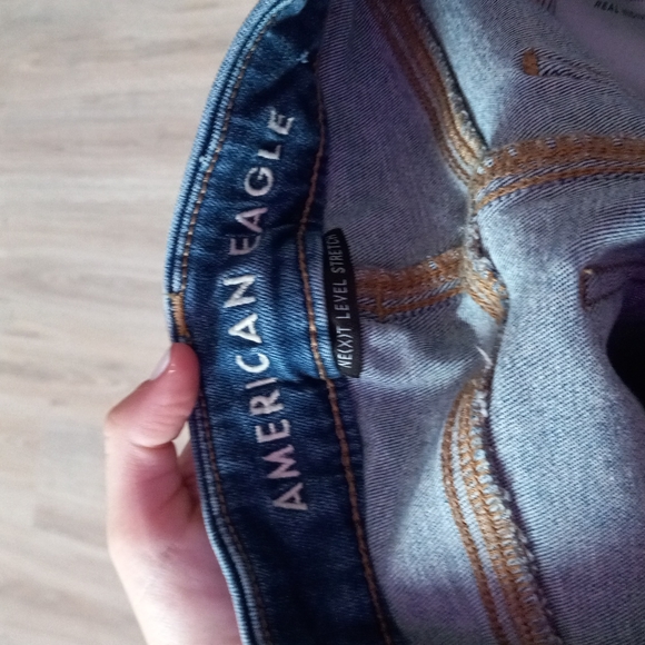 American eagle curvy super high rise jegging crop - Picture 2 of 4